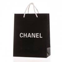 Пакет Chanel черный 25х20х10 оптом в Казань 